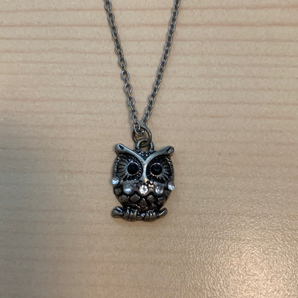 Claire’s owl necklace